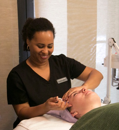woman aesthetician woman aesthetician